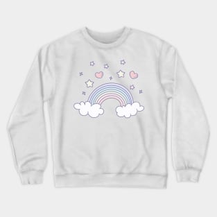 Cute Rainbow Crewneck Sweatshirt